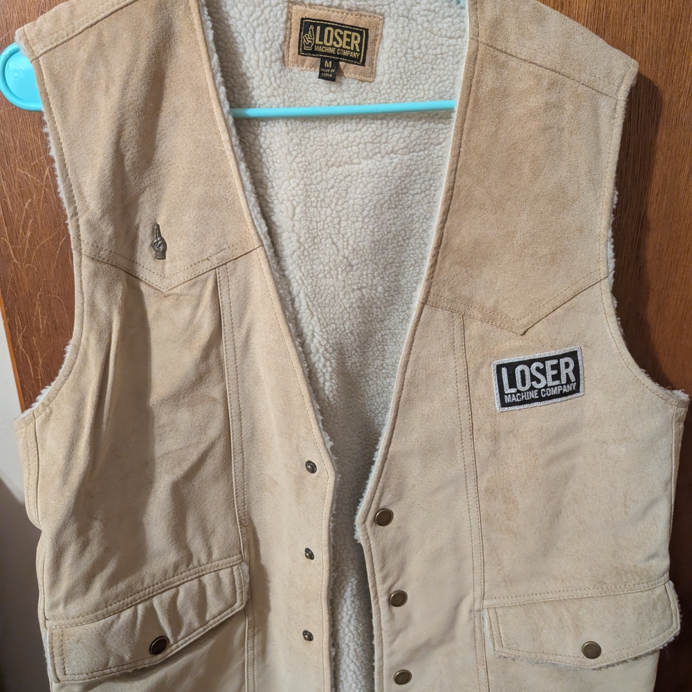 Loser Machine Company Tan Vest for Men
